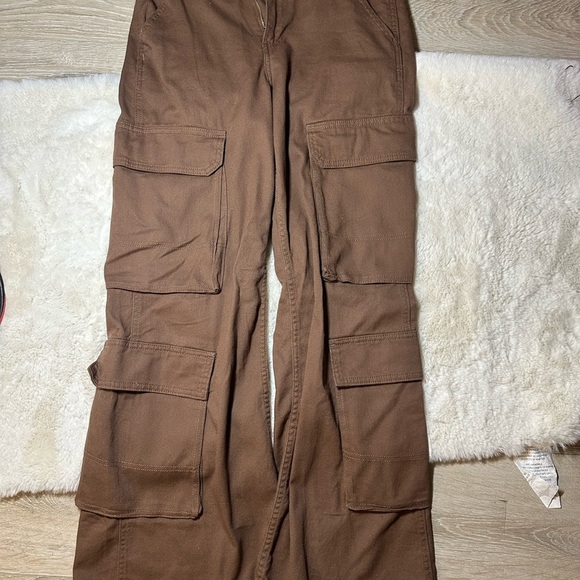 Divided Brown Flare Jeans with Wide Leg Design - Picture 3 of 4